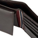Tommy Hilfiger Brown Leather Bifold Wallet for Men