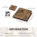Personalized Engraved Leather Wallets for Men