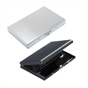 Men's Stylish Anti-Magnetic Metal Card Holder Set