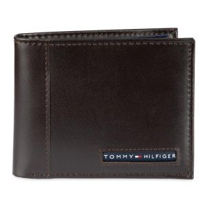 Tommy Hilfiger Men's Slim Leather Bifold Wallet