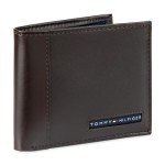Tommy Hilfiger Men's Slim Leather Bifold Wallet