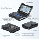 Men's Slim Wallet with Money Clip and RFID Protection