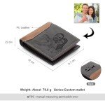 Personalized Slim Leather Wallet for Men