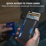 Men's Slim Wallet with Money Clip and RFID Protection