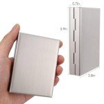 Men's Stylish Anti-Magnetic Metal Card Holder Set