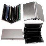 Men's Stylish Anti-Magnetic Metal Card Holder Set