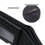 Men’s RFID Blocking Genuine Leather Bifold Wallet