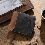 Personalized Slim Leather Wallet for Men