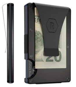 Royal Black Minimalist Slim Wallet for Men