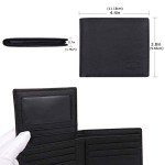 Men’s RFID Blocking Genuine Leather Bifold Wallet