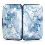 Slim RFID Blocking Aluminum Credit Card Holder - Blue