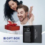 Men's Slim Wallet with Money Clip and RFID Protection