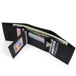 Timberland Men's Black Trifold Nylon Wallet