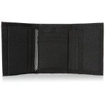Timberland Men's Black Trifold Nylon Wallet