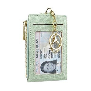 Men's Slim Leather RFID Blocking Card Holder Wallet