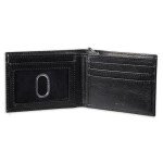 Dickies Men's Slimfold Wallet with Chain - Black
