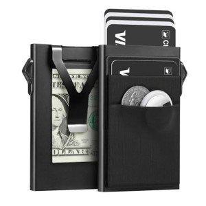 Slim RFID Blocking Men's Wallet with Money Clip