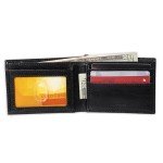 Dickies Men's Slimfold Wallet with Chain - Black