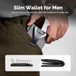 Slim RFID Blocking Men's Wallet with Money Clip