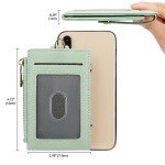 Men's Slim Leather RFID Blocking Card Holder Wallet
