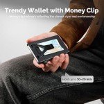 Slim RFID Blocking Men's Wallet with Money Clip