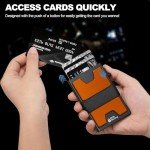 Slim Aluminum RFID Card Holder Wallet for Men