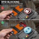 Slim Aluminum RFID Card Holder Wallet for Men