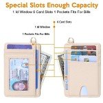 Badiya Slim RFID Blocking Front Pocket Wallet