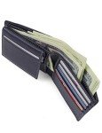 Timberland Men's RFID Leather Wallet in Navy Blue