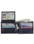Timberland Men's RFID Leather Wallet in Navy Blue