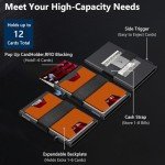 Slim Aluminum RFID Card Holder Wallet for Men
