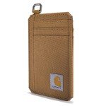 Carhartt Men's Slim Front Pocket Wallet - Brown