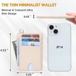 Badiya Slim RFID Blocking Front Pocket Wallet