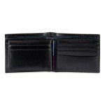 Tommy Hilfiger Men's Sleek Black Bifold Wallet