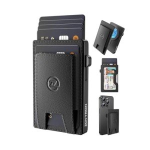 Men’s Slim RFID Wallet with Pop Up Holder