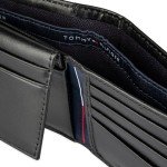 Tommy Hilfiger Men's Sleek Black Bifold Wallet