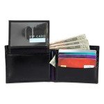 Tommy Hilfiger Men's Sleek Black Bifold Wallet