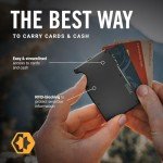 Ridge Minimalist Slim Wallet - RFID Blocking Gunmetal