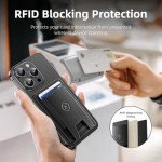 Men’s Slim RFID Wallet with Pop Up Holder