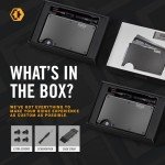 Ridge Minimalist Slim Wallet - RFID Blocking Gunmetal