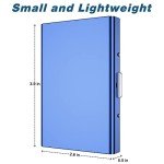 Slim RFID Blocking Metal Credit Card Holder - Blue