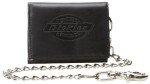 Dickies Men's Black Trifold Chain Wallet