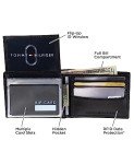 Tommy Hilfiger Men's Black Billfold Wallet