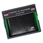 Tommy Hilfiger Men's Black Billfold Wallet