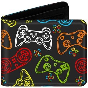 JONYEE Bi-Fold Leather Wallet for Teen Boys