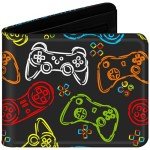 JONYEE Bi-Fold Leather Wallet for Teen Boys