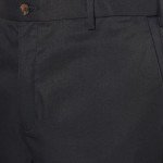 Men's Classic Fit Expandable Waist Dress Pants - Black