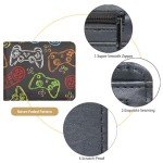 JONYEE Bi-Fold Leather Wallet for Teen Boys