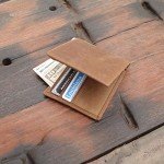Vintage Italian Leather Slim Bifold Wallet for Men