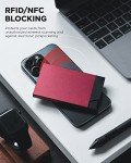 VULKIT RFID Blocking Minimalist Metal Card Holder